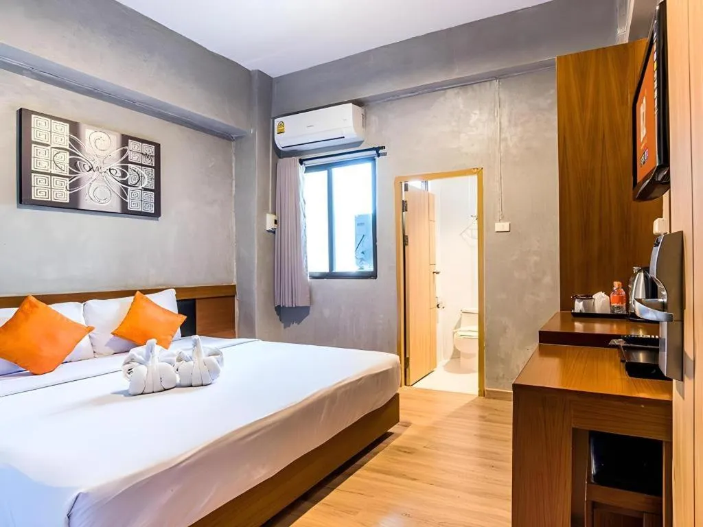 Bed in B2 Chiang Rai Night Bazaar Boutique & Budget Hotel