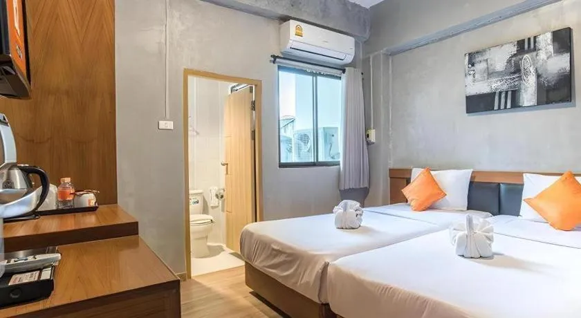 Bed in B2 Chiang Rai Night Bazaar Boutique & Budget Hotel