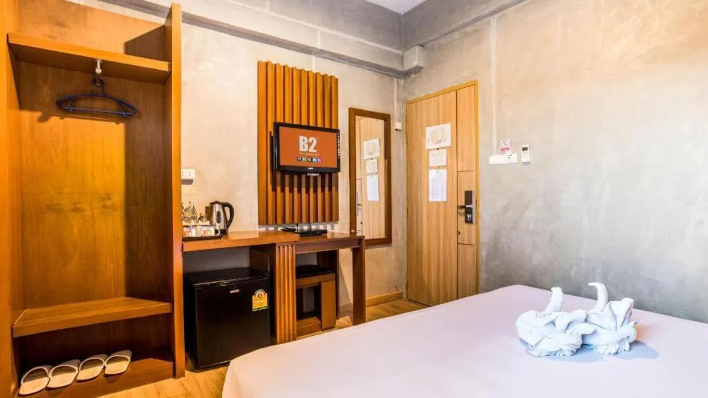 Bed in B2 Chiang Rai Night Bazaar Boutique & Budget Hotel