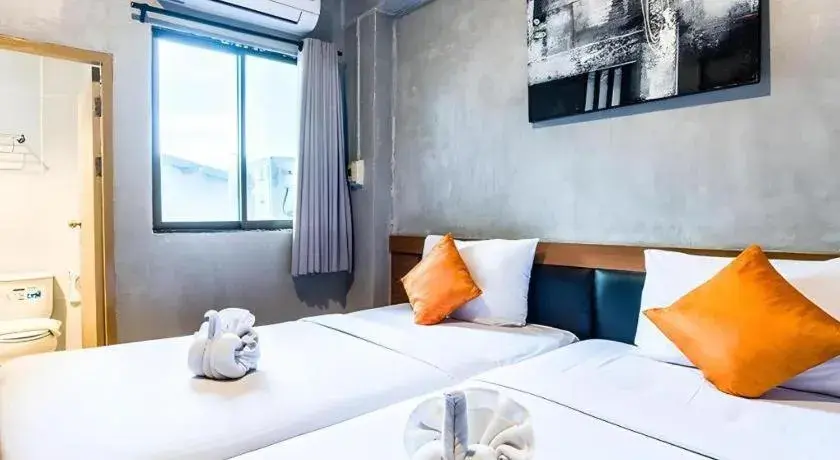 Bed in B2 Chiang Rai Night Bazaar Boutique & Budget Hotel Bed in B2 Chiang Rai Night Bazaar Boutique & Budget Hotel