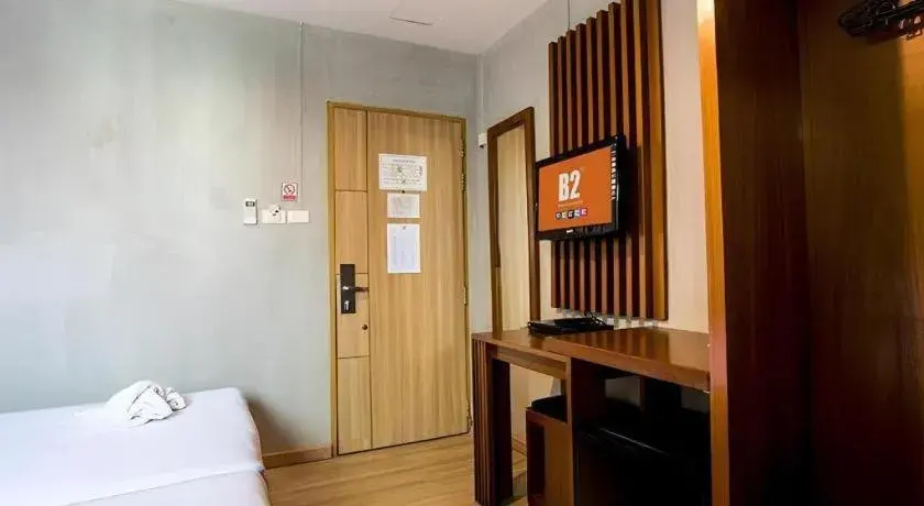 Bed in B2 Chiang Rai Night Bazaar Boutique & Budget Hotel Bed in B2 Chiang Rai Night Bazaar Boutique & Budget Hotel