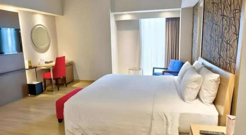 Bed in CLARO Makassar Hotel & Convention Bed in CLARO Makassar Hotel & Convention