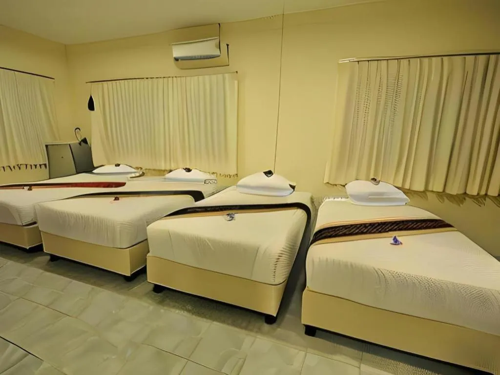 Bed in Piyaporn Hill Paradise Hotel