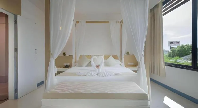 Bed in Kaew Samui Resort