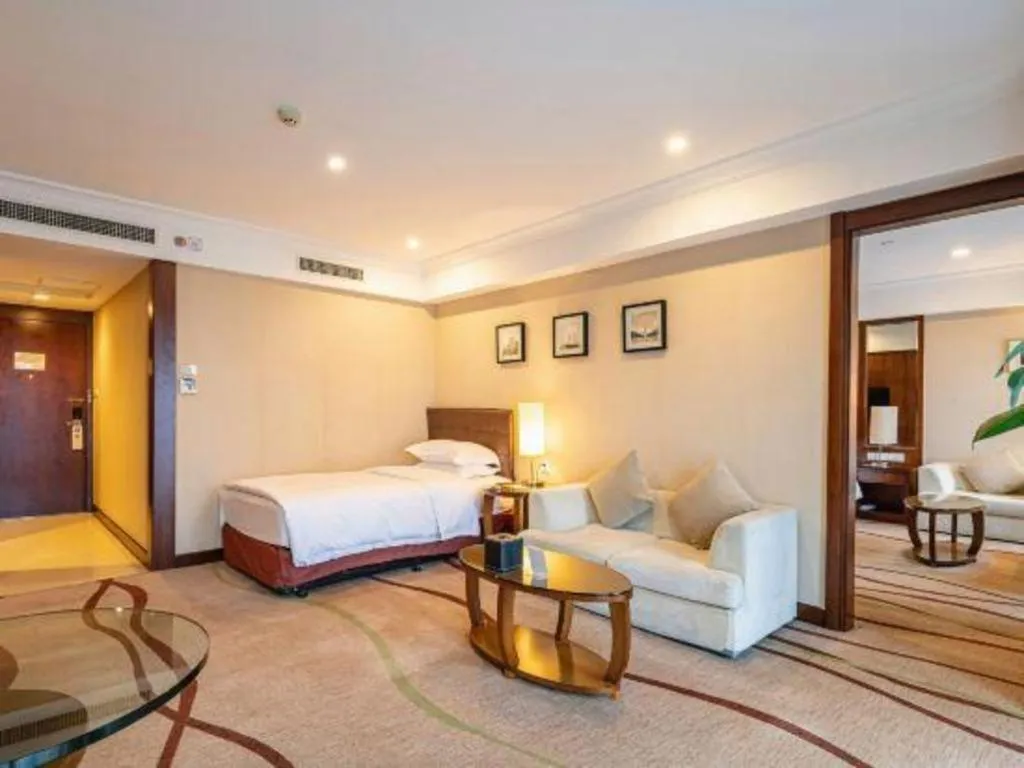 Bed in Hangzhou Merchant Marco Garden Hotel