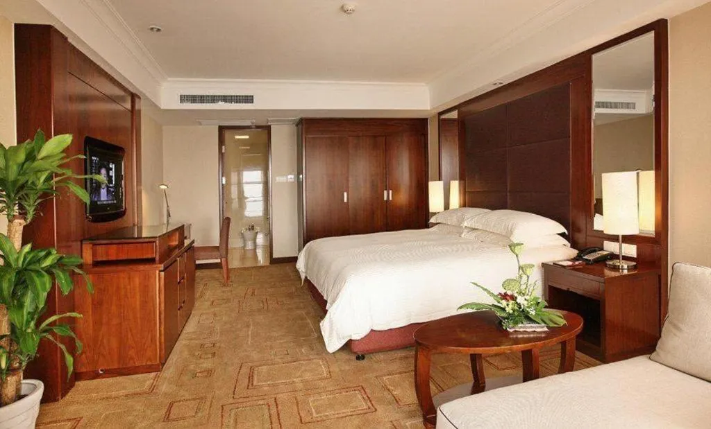 Bed in Hangzhou Merchant Marco Garden Hotel