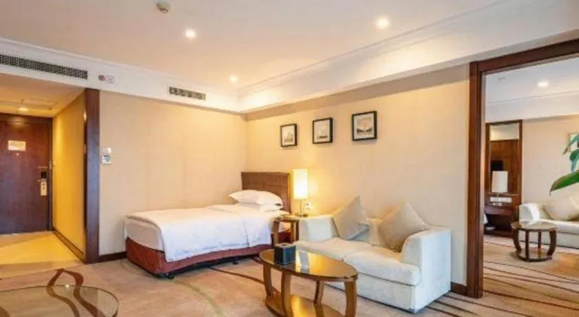 Bed in Hangzhou Merchant Marco Garden Hotel