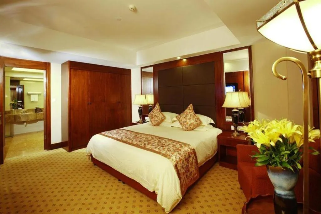 Bed in Hangzhou Merchant Marco Garden Hotel