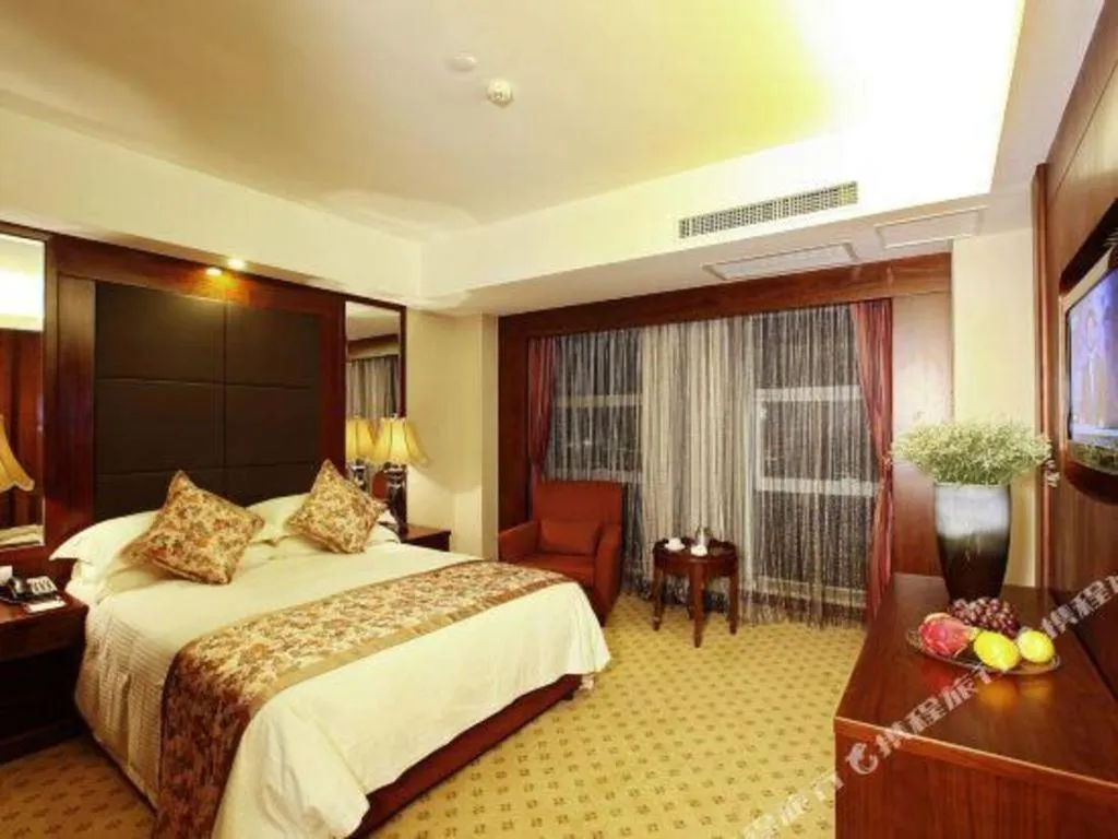 Bed in Hangzhou Merchant Marco Garden Hotel