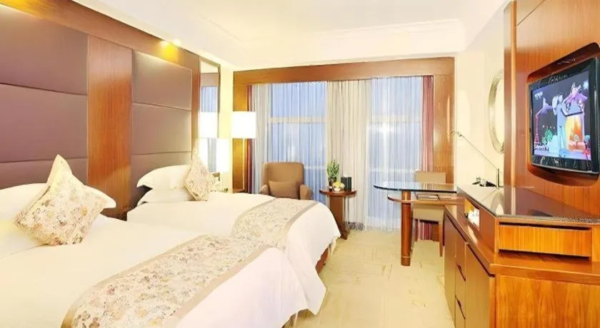 Bed in Hangzhou Merchant Marco Garden Hotel