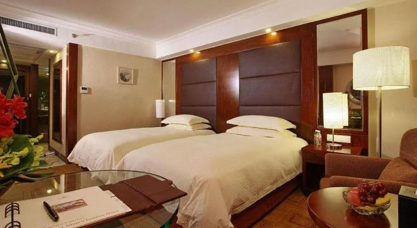 Bed in Hangzhou Merchant Marco Garden Hotel