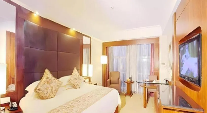 Bed in Hangzhou Merchant Marco Garden Hotel