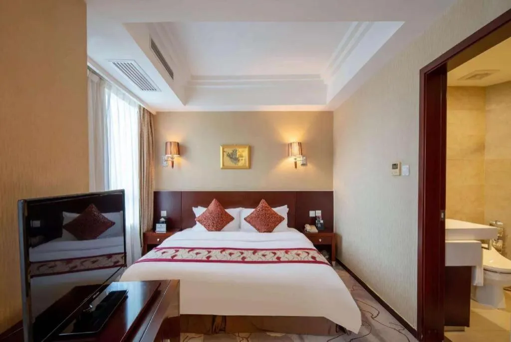 Bed in Ramada by Wyndham Wujiaochang Shanghai