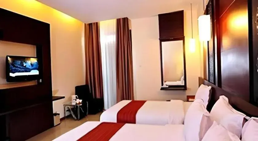 Bed in Savali Hotel Bed in Savali Hotel