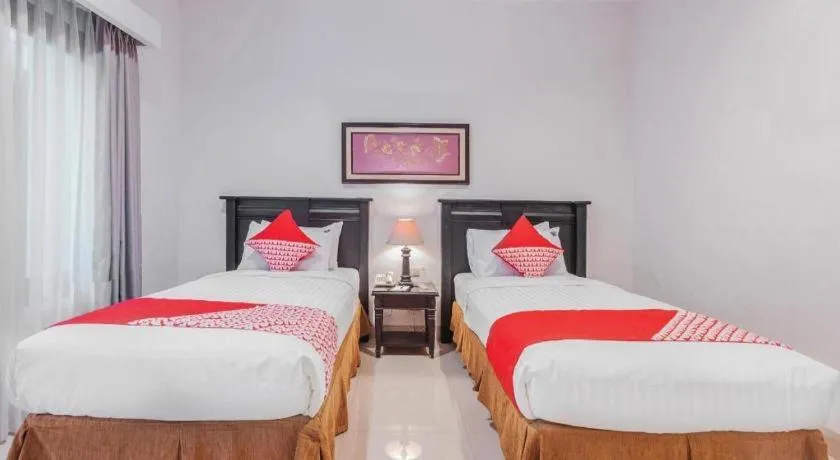 Bed in Sriwijaya Hotel