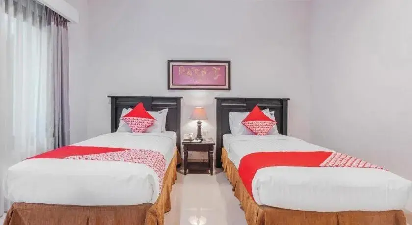 Bed in Sriwijaya Hotel Bed in Sriwijaya Hotel