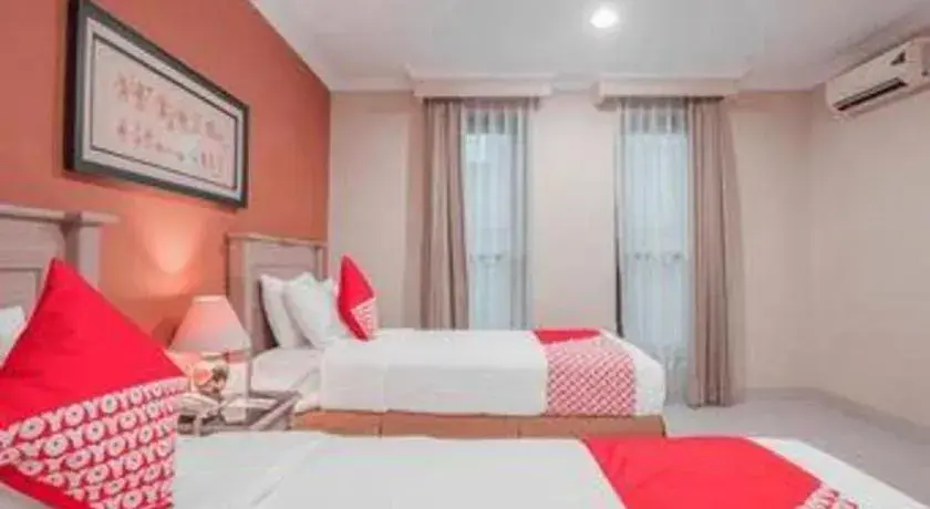 Bed in Sriwijaya Hotel Bed in Sriwijaya Hotel