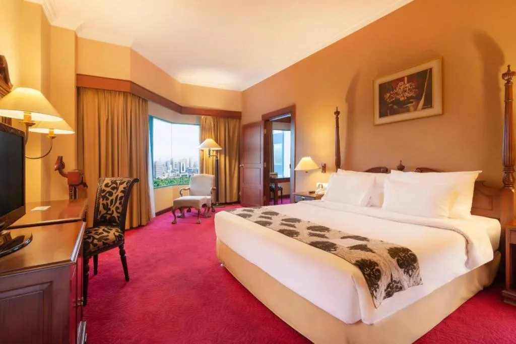 Bed in Blue Sky Hotel