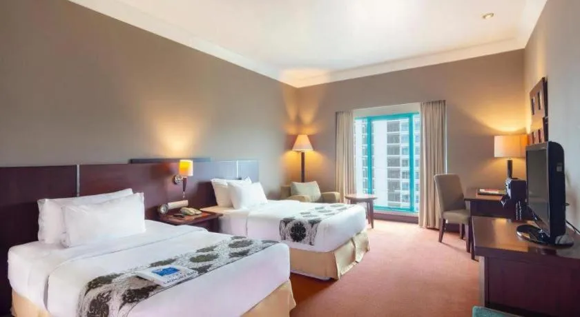 Bed in Blue Sky Hotel