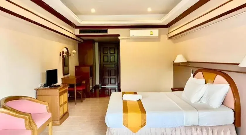 Bed in Supar Royal Beach Hotel Bed in Supar Royal Beach Hotel