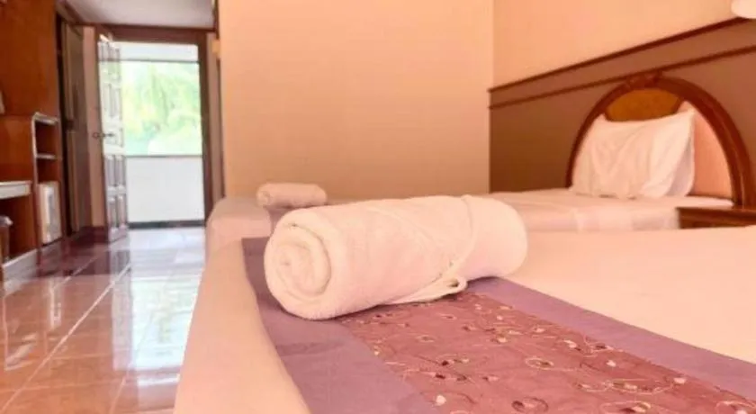 Bed in Supar Royal Beach Hotel