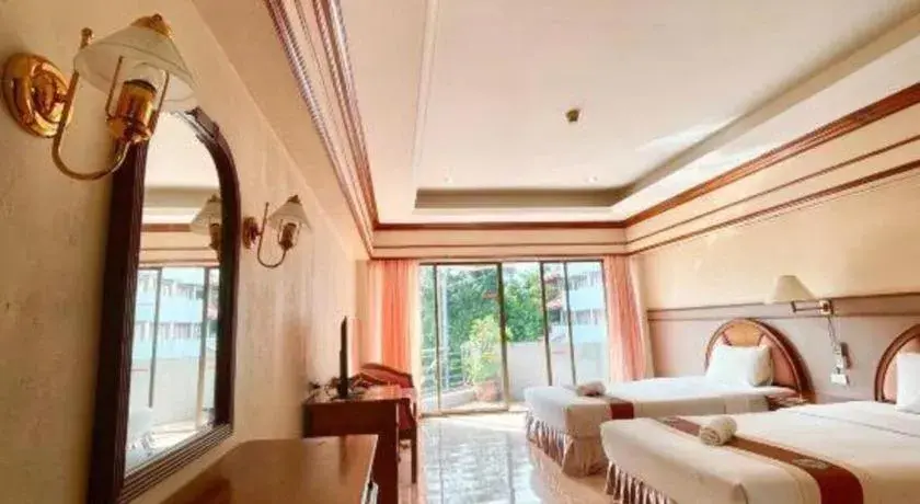 Bed in Supar Royal Beach Hotel Bed in Supar Royal Beach Hotel