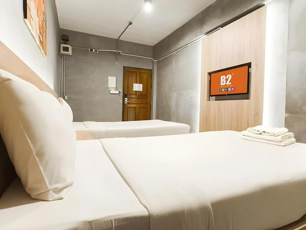 Bed in B2 Santitham Boutique & Budget Hotel