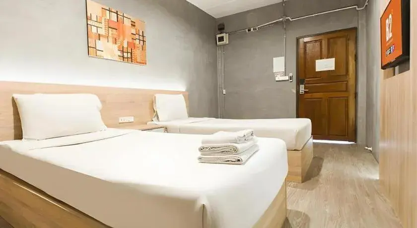 Bed in B2 Santitham Boutique & Budget Hotel Bed in B2 Santitham Boutique & Budget Hotel