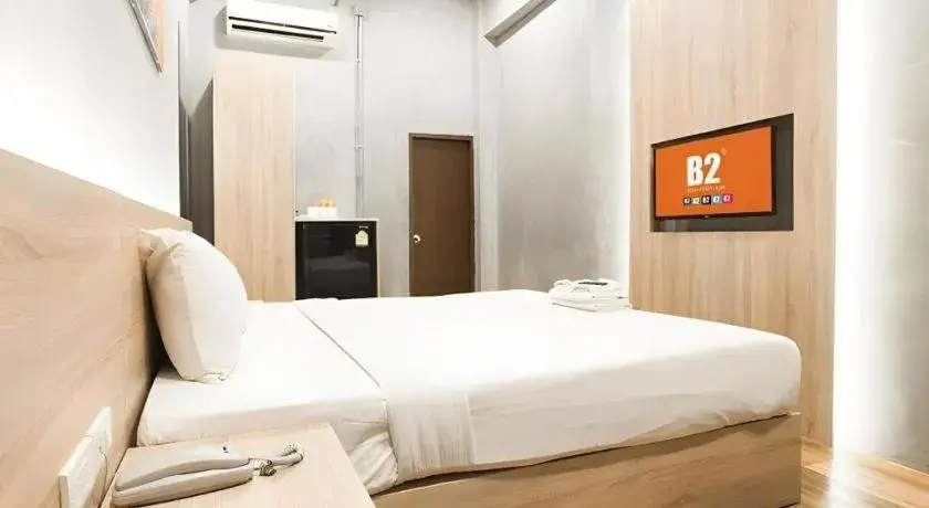 Bed in B2 Santitham Boutique & Budget Hotel Bed in B2 Santitham Boutique & Budget Hotel