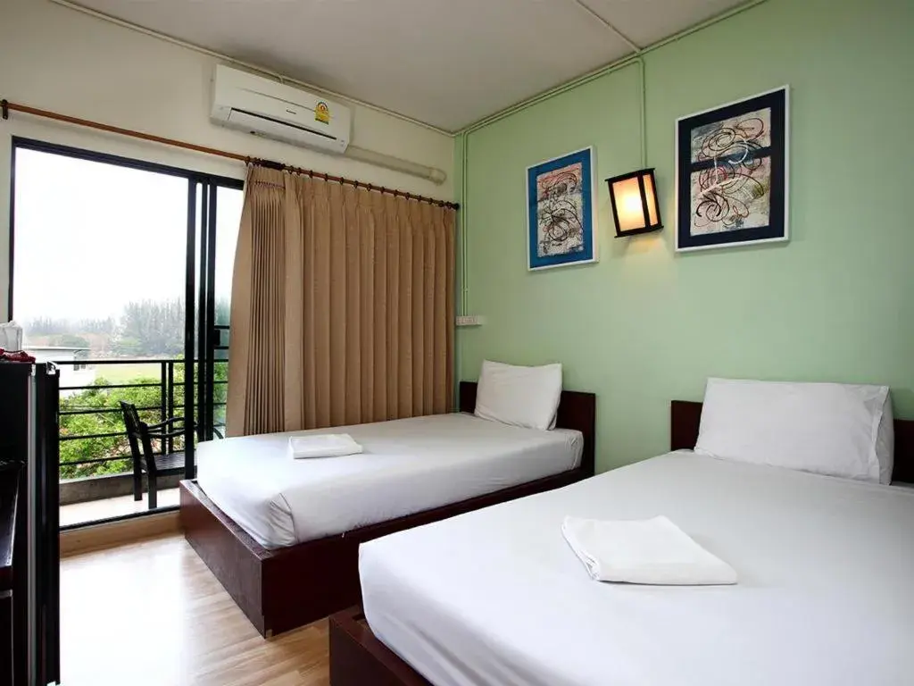 Bed in B2 Khamtieng Boutique & Budget Hotel Bed in B2 Khamtieng Boutique & Budget Hotel