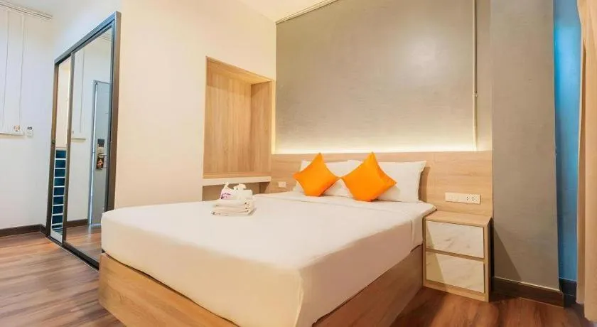 Bed in B2 Khamtieng Boutique & Budget Hotel