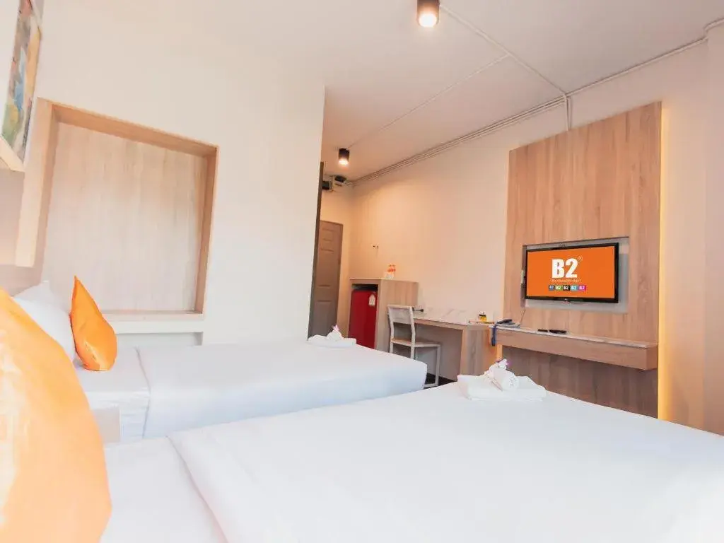 Bed in B2 Khamtieng Boutique & Budget Hotel Bed in B2 Khamtieng Boutique & Budget Hotel