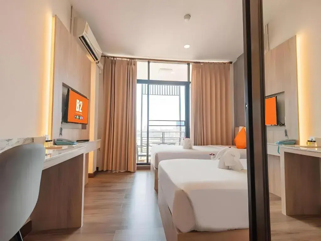 Bed in B2 Khamtieng Boutique & Budget Hotel Bed in B2 Khamtieng Boutique & Budget Hotel