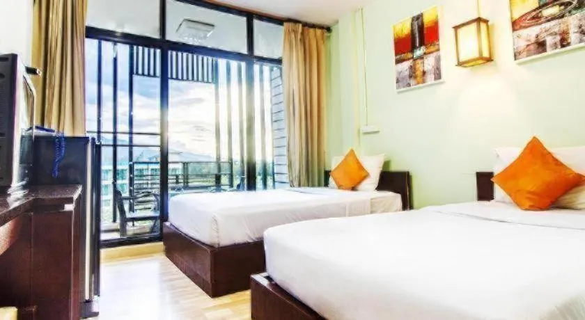Bed in B2 Khamtieng Boutique & Budget Hotel