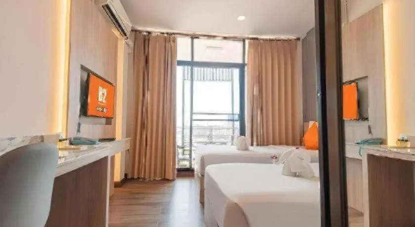 Bed in B2 Khamtieng Boutique & Budget Hotel