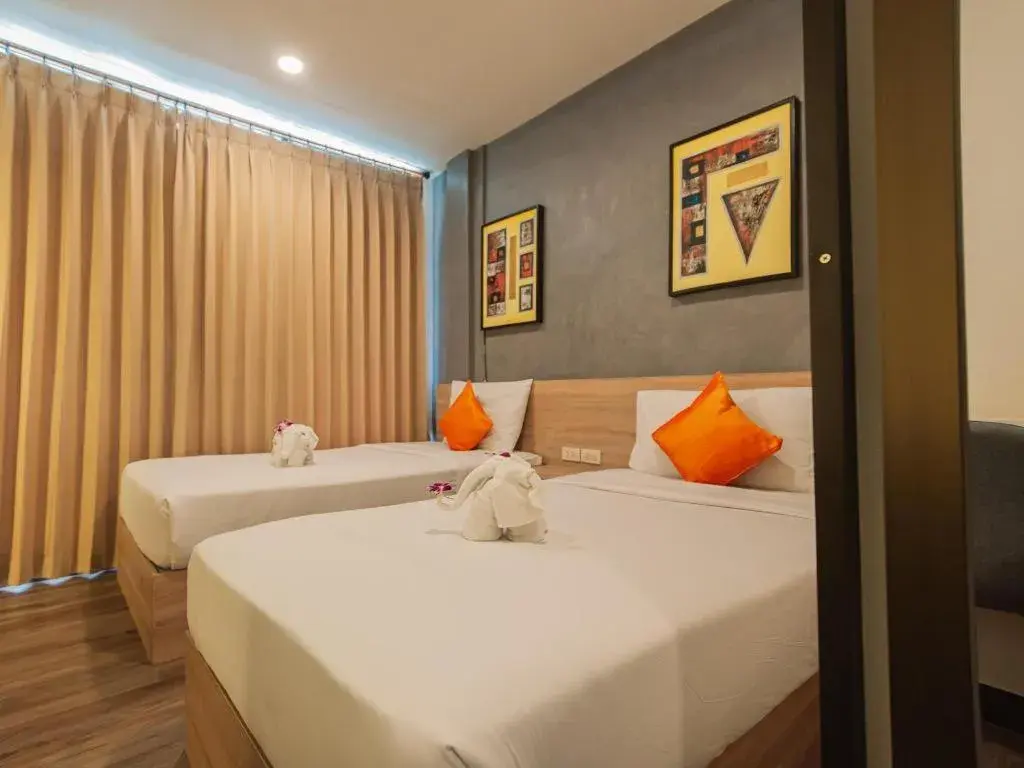 Bed in B2 Khamtieng Boutique & Budget Hotel Bed in B2 Khamtieng Boutique & Budget Hotel