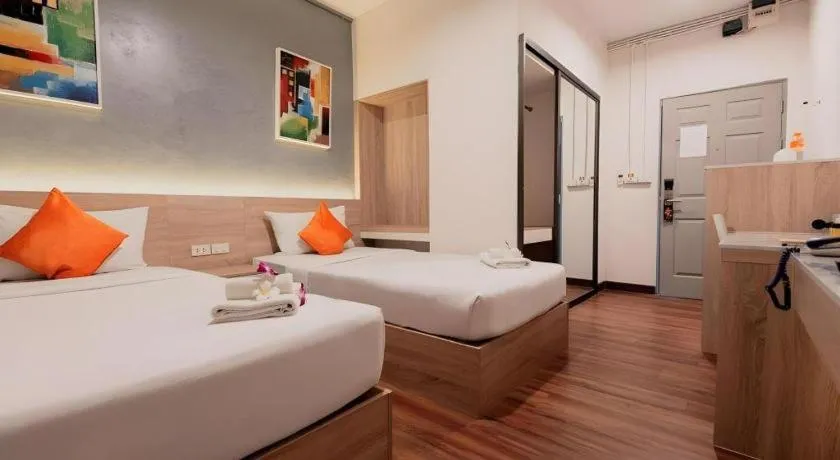 Bed in B2 Khamtieng Boutique & Budget Hotel