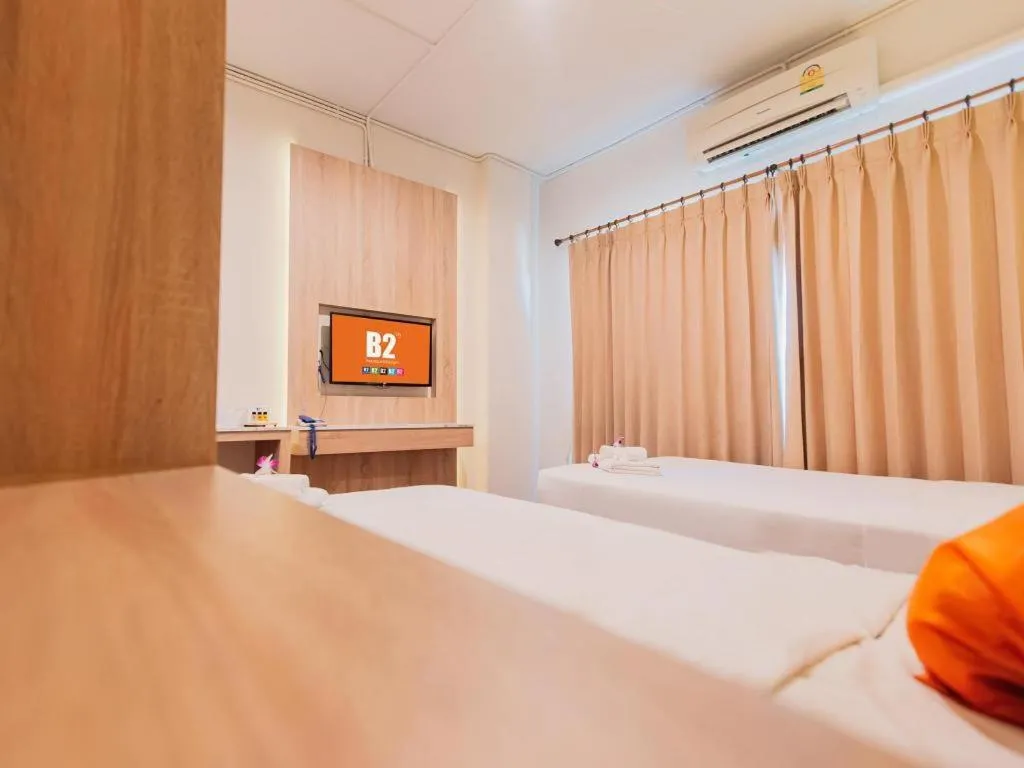 Bed in B2 Khamtieng Boutique & Budget Hotel