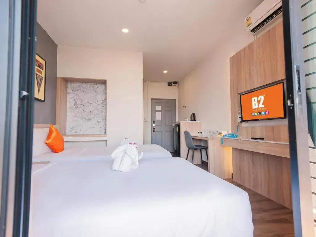 Bed in B2 Khamtieng Boutique & Budget Hotel Bed in B2 Khamtieng Boutique & Budget Hotel