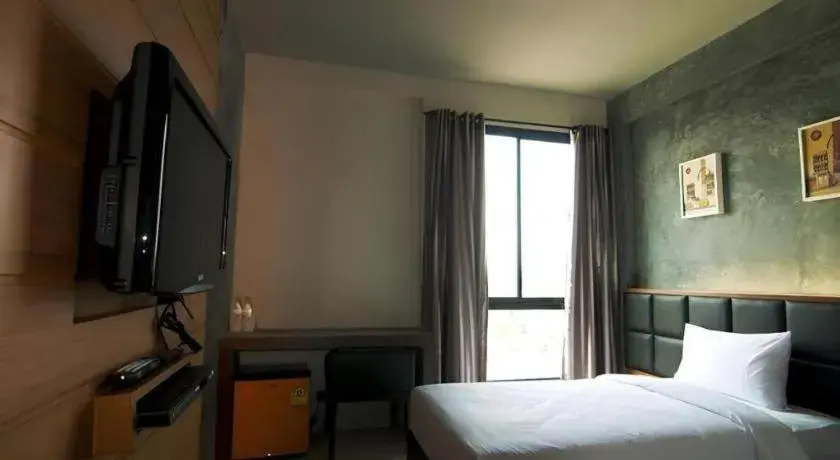 Bed in B2 Thippanate Boutique & Budget Hotel Bed in B2 Thippanate Boutique & Budget Hotel