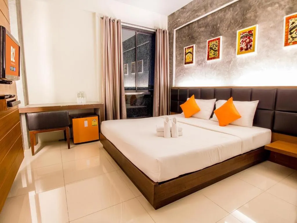 Bed in B2 Thippanate Boutique & Budget Hotel