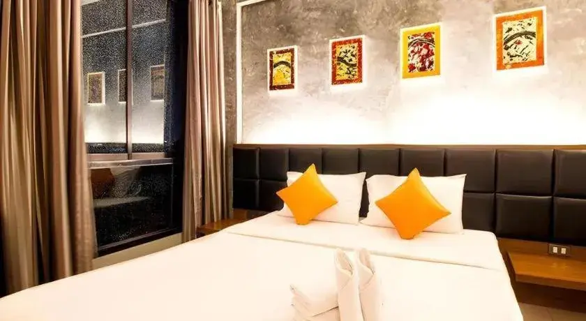 Bed in B2 Thippanate Boutique & Budget Hotel Bed in B2 Thippanate Boutique & Budget Hotel