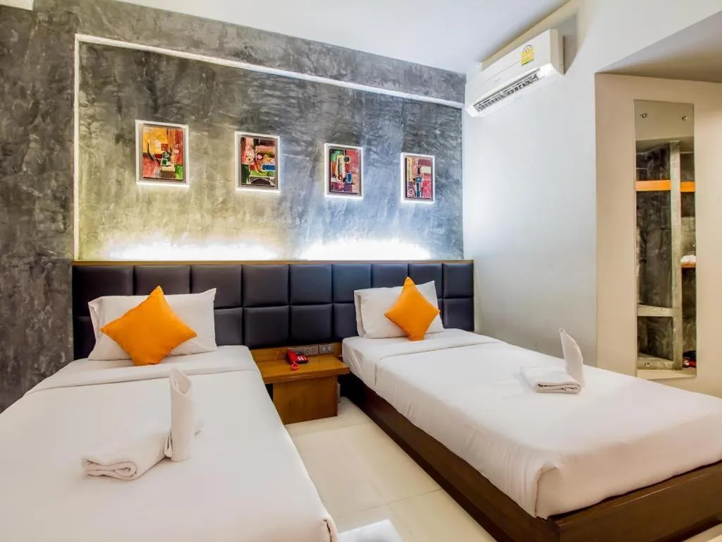 Bed in B2 Thippanate Boutique & Budget Hotel