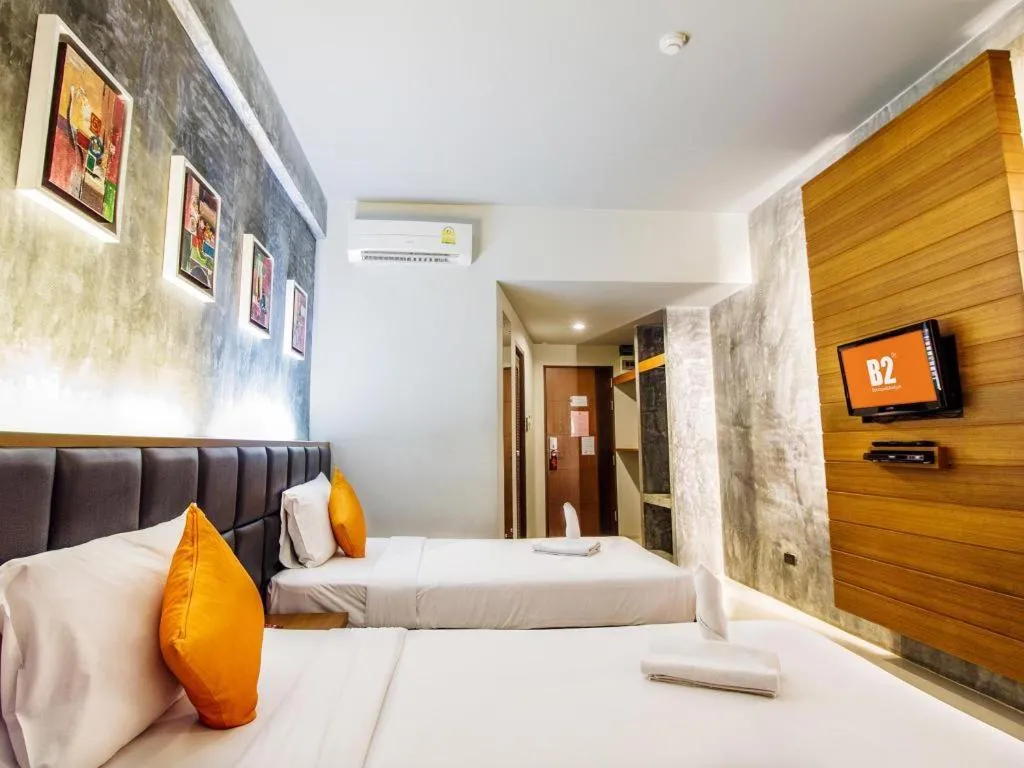 Bed in B2 Thippanate Boutique & Budget Hotel