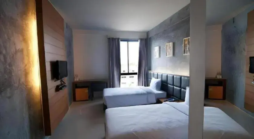 Bed in B2 Thippanate Boutique & Budget Hotel Bed in B2 Thippanate Boutique & Budget Hotel