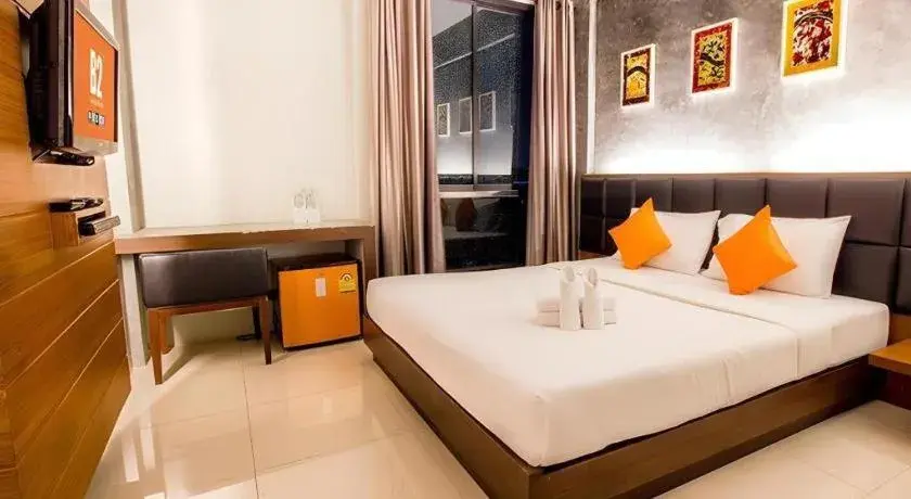 Bed in B2 Thippanate Boutique & Budget Hotel Bed in B2 Thippanate Boutique & Budget Hotel