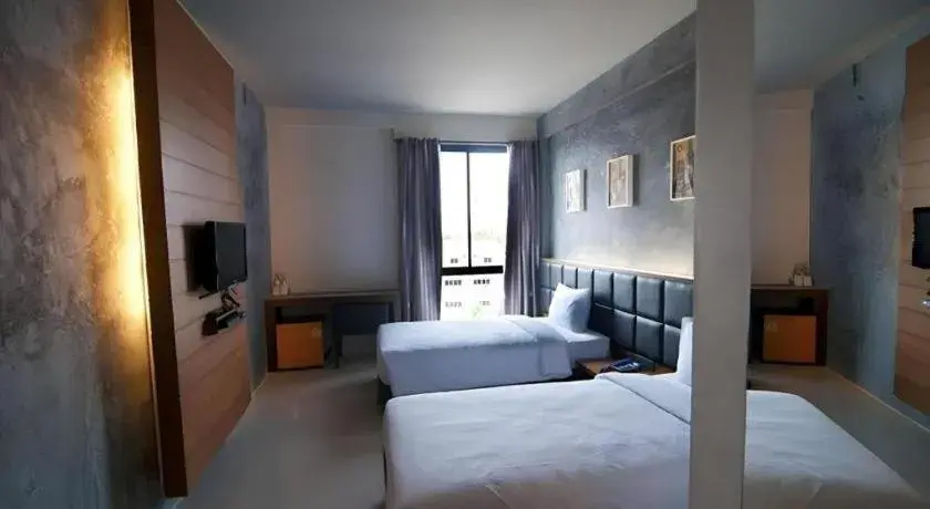 Bed in B2 Thippanate Boutique & Budget Hotel Bed in B2 Thippanate Boutique & Budget Hotel