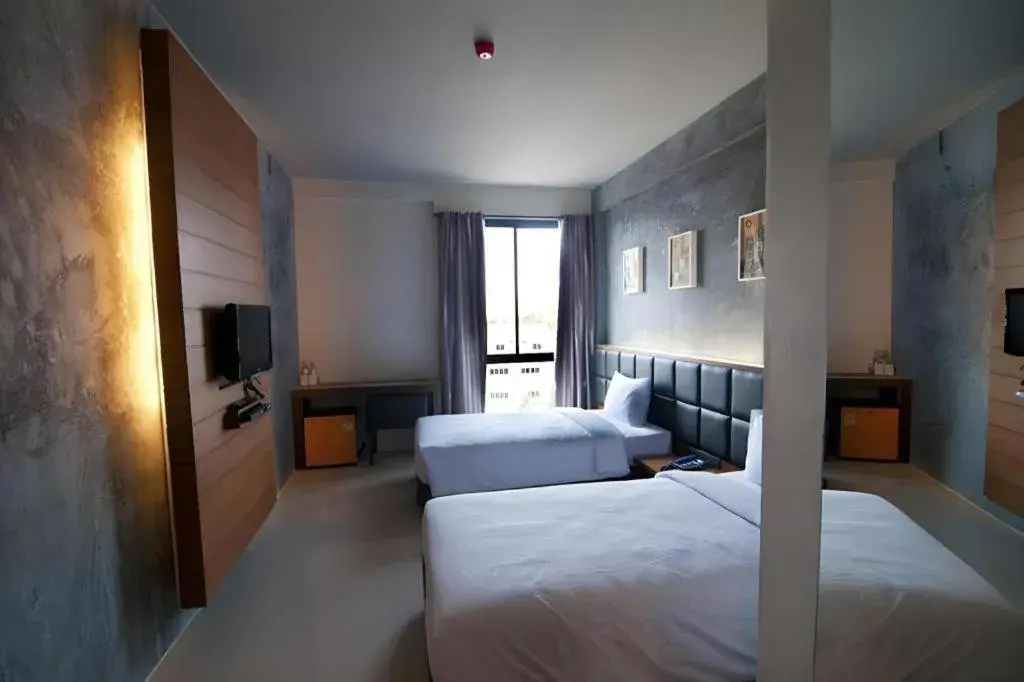 Bed in B2 Thippanate Boutique & Budget Hotel Bed in B2 Thippanate Boutique & Budget Hotel