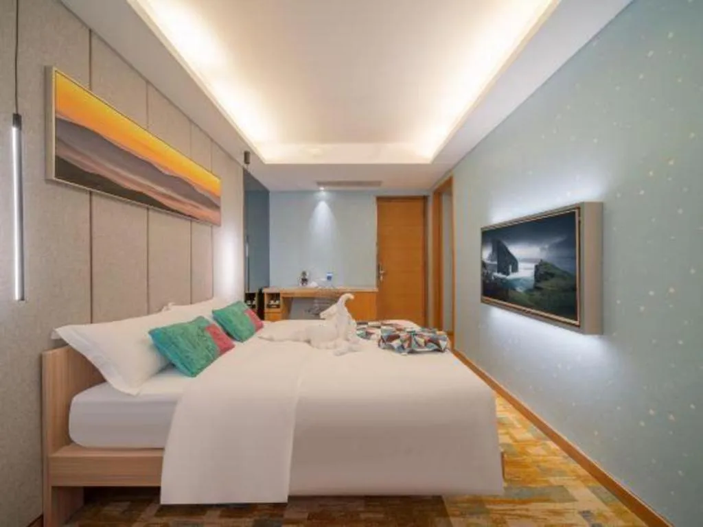 Bed in H-Hotel Riverside Chengdu