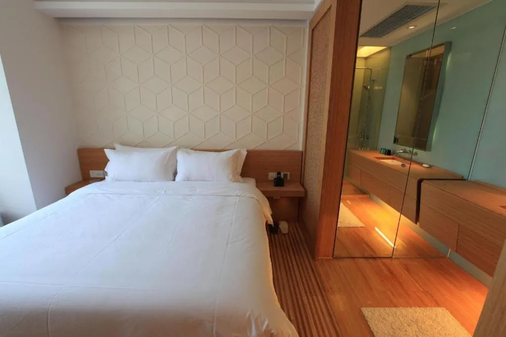 Bed in H-Hotel Riverside Chengdu